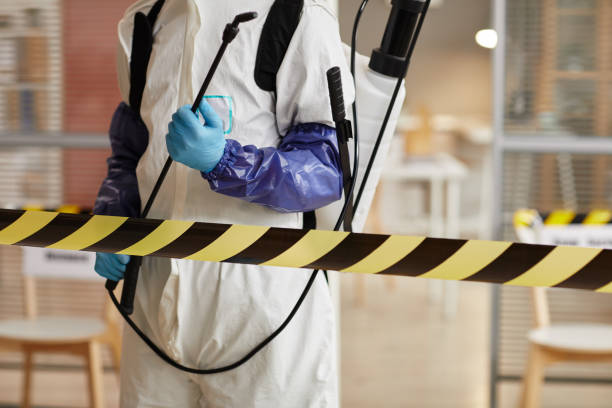 Professional Blood Cleanup technician working in Cedar Bluffs, NE